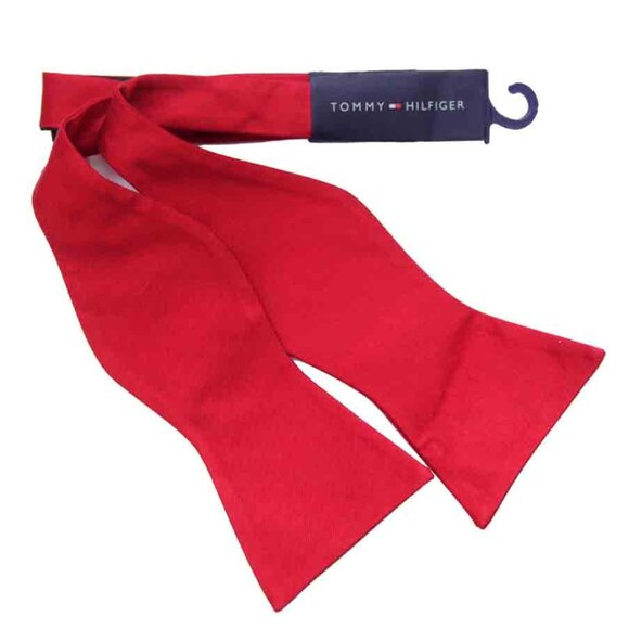 NEW  Tommy Hilfiger Silk Bow Tie Men's Adjustable - Picture 1 of 1